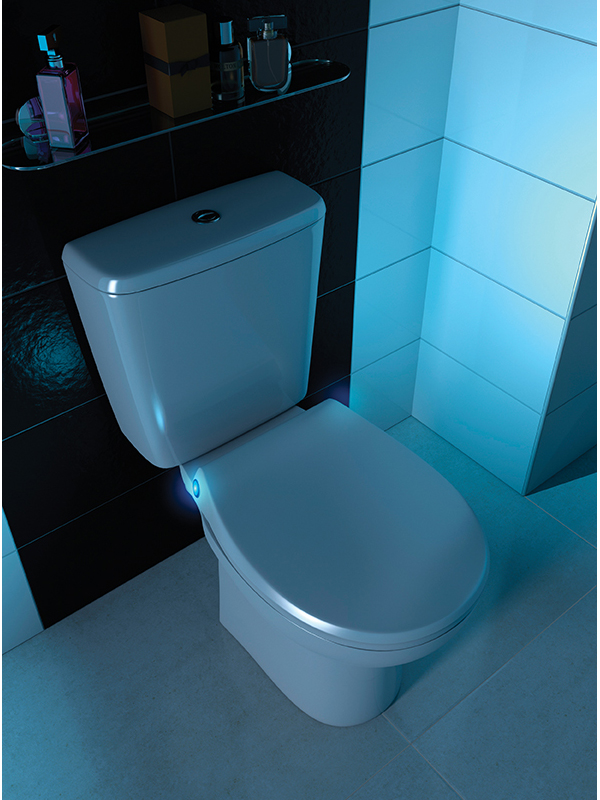 Luxor Universal Thermoset Soft Close Toilet Seat With LED Light