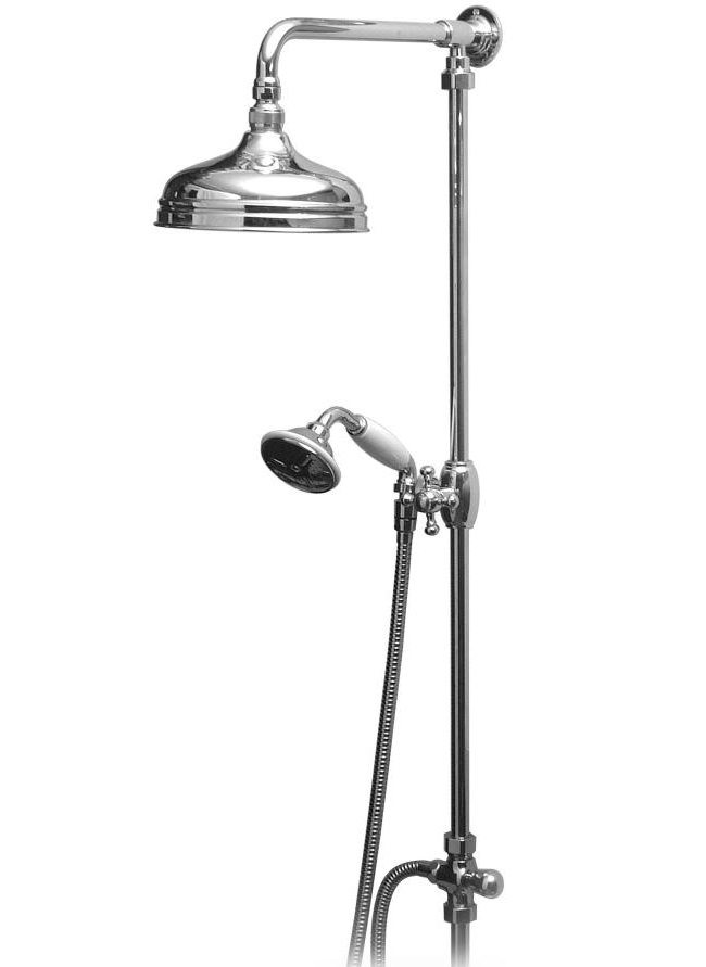 Vado Traditional Rigid Riser Shower Kit With Diverter
