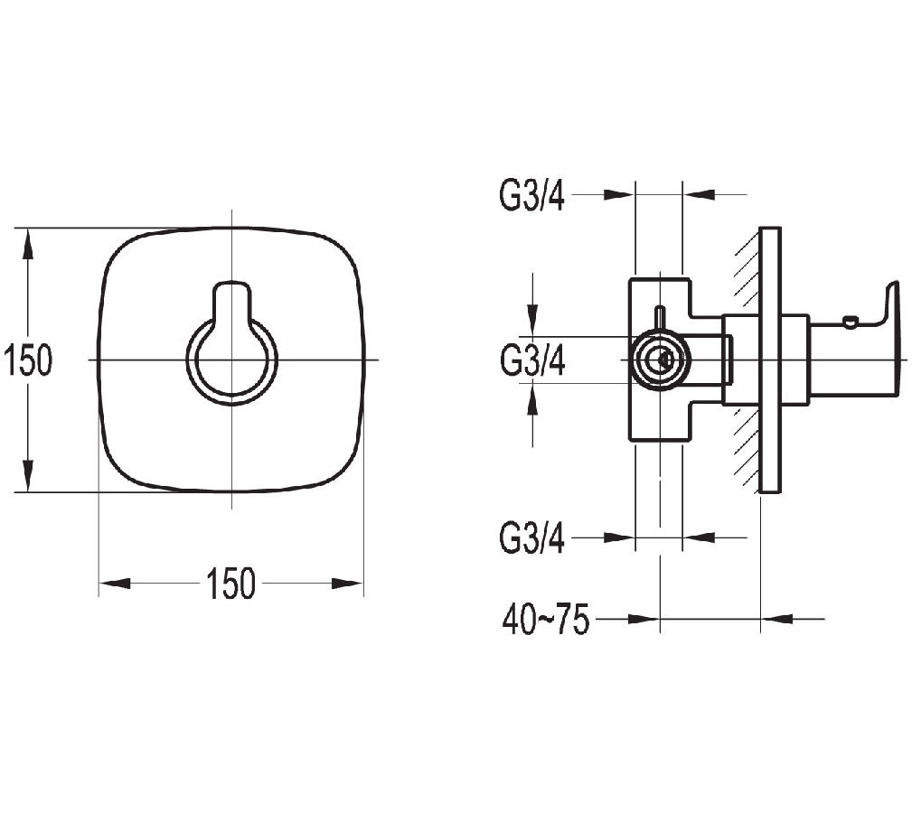 Technical drawing B3-16473 / UR111LP