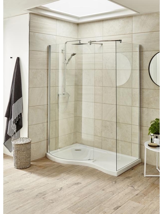Beo 1400 x 906mm Walk In Left Hand Shower Tray