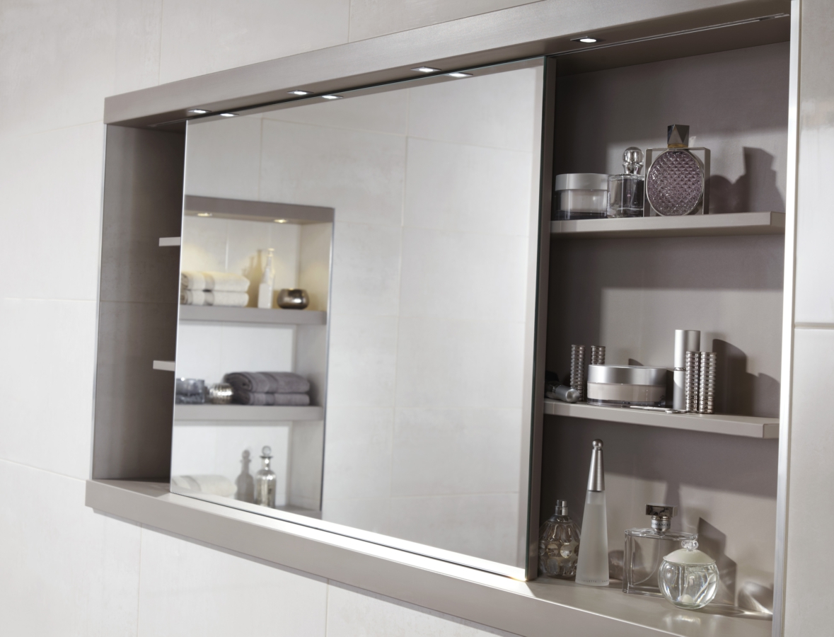 Utopia 1200mm Sliding Mirror Cabinet