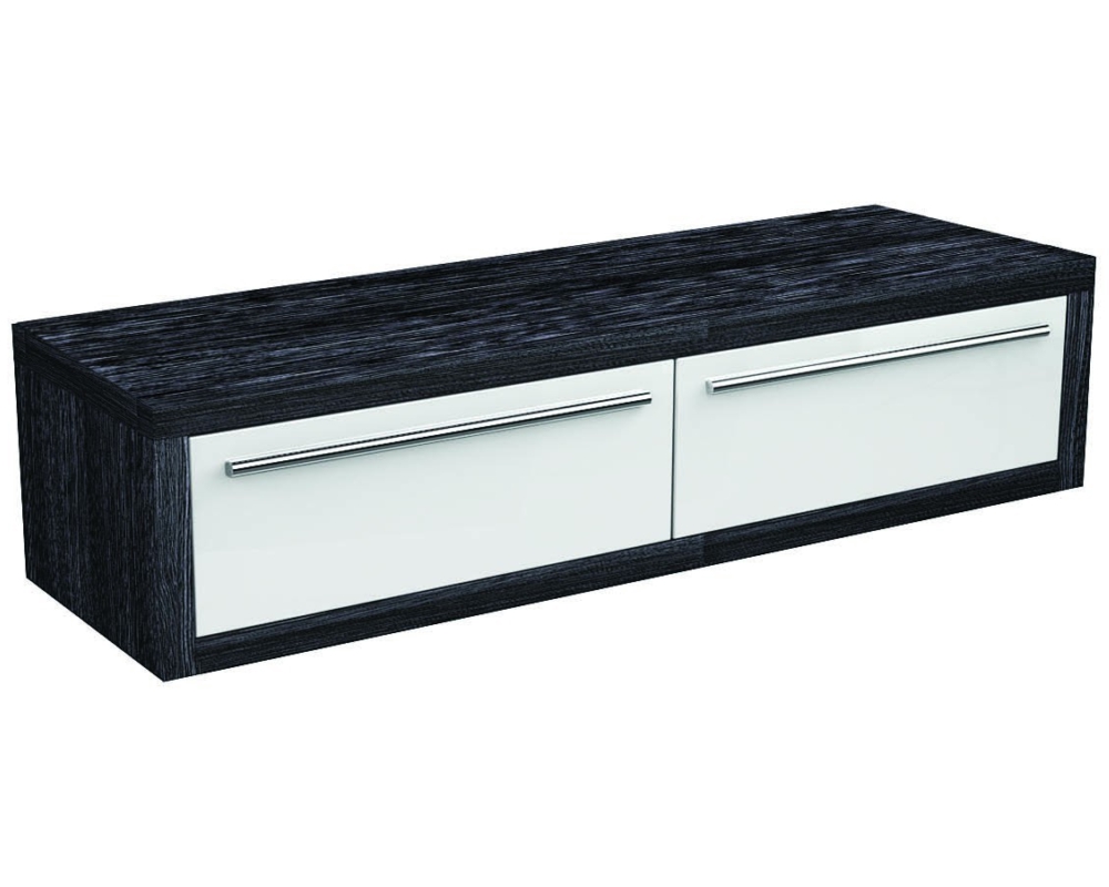 I Line Modular 1300mm Twin Single Drawer Unit