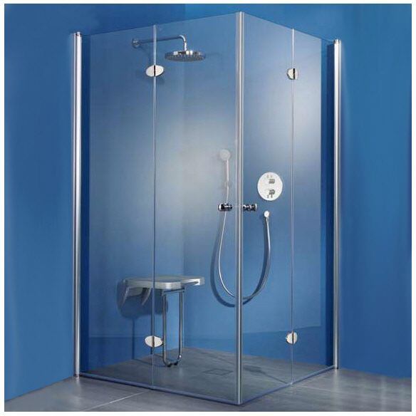 HSK Exklusiv Bifold Doors Corner Entry Shower Enclosure 800 x 800mm