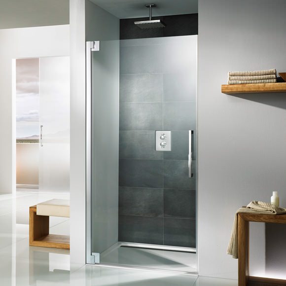 HSK K2P Hinged Shower Door For Recess 760mm