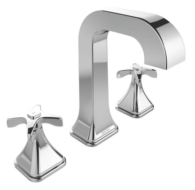 Bristan Glorious 3 Hole Deck Mounted Basin Mixer Tap
